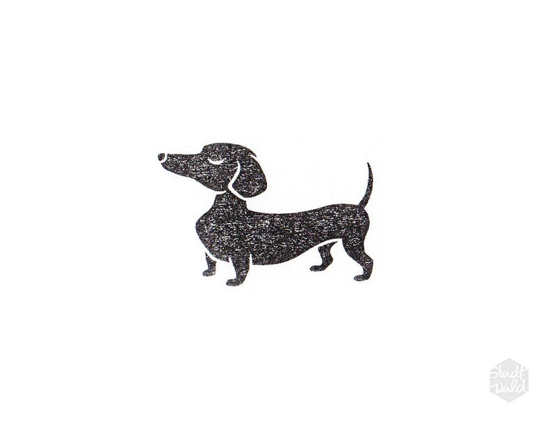 Stamp MAXI Dachshund image 1