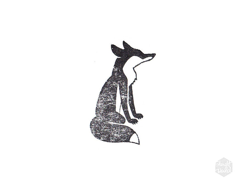 Stamp MAXI fox image 1