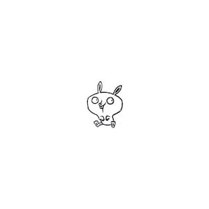 Stempel MIDI Hase Kawaii Maskottchen Bild 1