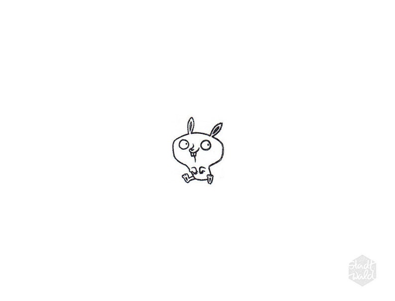 Stempel MIDI Hase Kawaii Maskottchen Bild 1