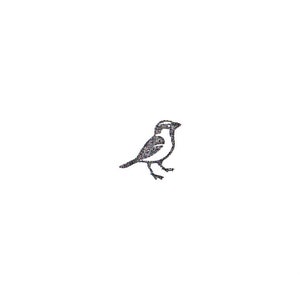 Stamp MIDI Sparrow Bird image 1