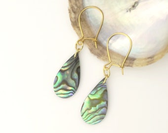 Paua Ohrhänger - Abalone Ohrringe - Paua shell earrings