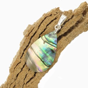 Paua Pendant - paua shell pendant