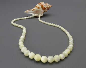 collier de nacre 18,9 pouces