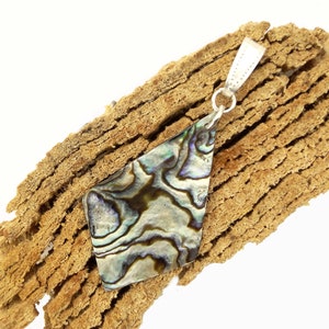 Paua Pendant - paua shell pendant