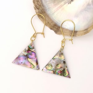 Paua Ohrhänger - Abalone Ohrringe - Paua shell earrings