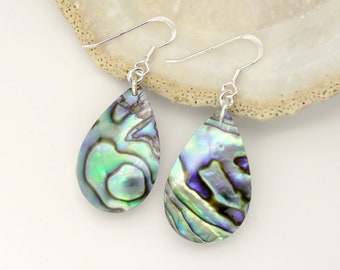 Paua Ohrhänger - Abalone Ohrringe - Paua shell earrings