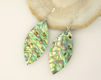 Paua Ohrhänger - Abalone Ohrringe - Paua shell earrings