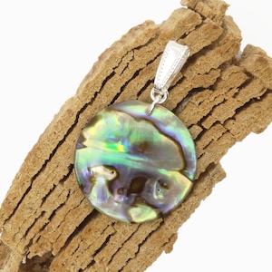 Paua Pendant - paua shell pendant