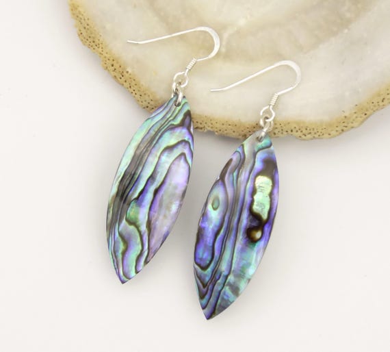Paua Ohrhänger - Abalone Ohrringe - Paua shell earrings