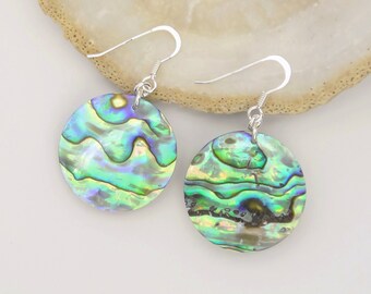 Paua Ohrhänger - Abalone Ohrringe - Paua shell earrings