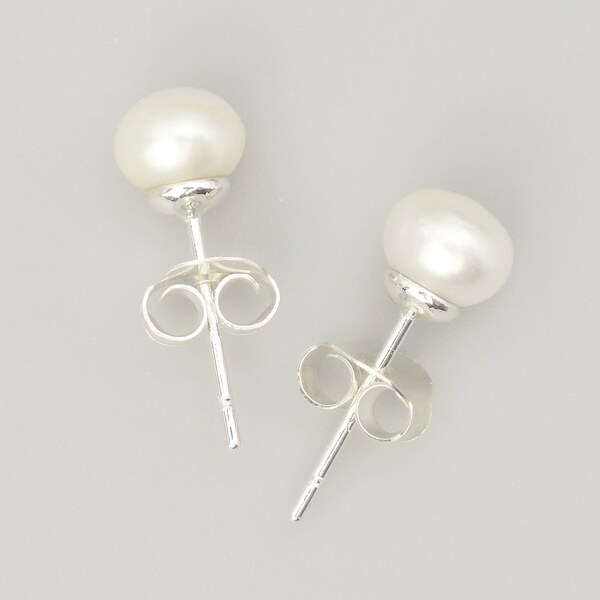 Süßwasser Perlenohrstecker - freshwater pearl stud earrings