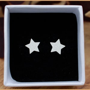 Earrings Glitter Star Sky silver image 1