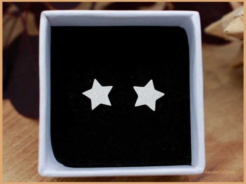Earrings Glitter Star Sky silver image 1