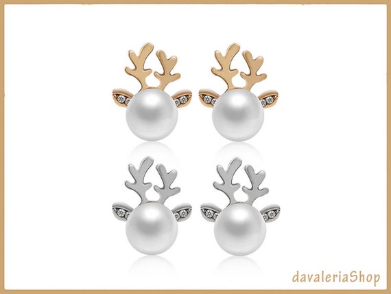 christmas stud earrings