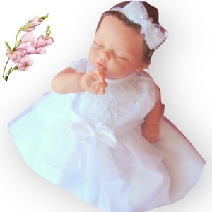 Dress christening, baptism dress,