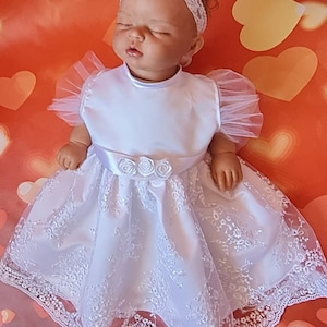 Christening dress for girl, lace dress, christening set for girl,baptism dress,Fanette Taufkleid Festkleid Mädchenkleid Babykleid Sommerklei