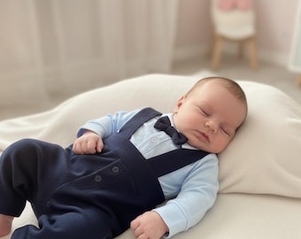Baby baptism,christening boy,set for boy,baptism boy set,für einen Jungen eingestellt,Boy's suit with houndstooth shirt and bodysuit