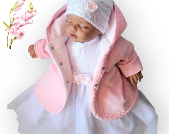 4 pcs beautiful part LACE set for Baptism