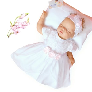 Cotton BAPTISM DRESS Lace Baptism dress,Taufkleid aus Baumwolle. Taufkleid aus Spitze