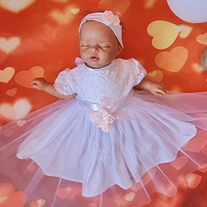 2 pcs set,Christening set, dress for girl, lace dress, christening set,christening set for girl, baptism , baptism dress, christening dress,