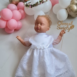 christening set, dress for girl, lace dress, christening set, christening set for girl, baptism , baptism dress, christening dress,