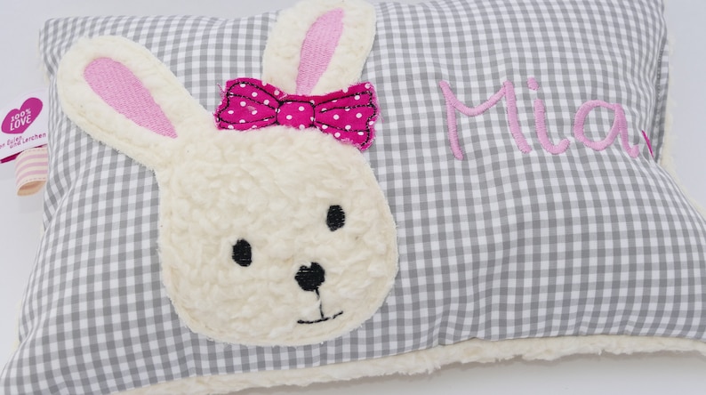 Plüsch Hasenkissen - Kuscheliges Dekokissen Für Sofa & Bett! Süßes Hasenmotiv