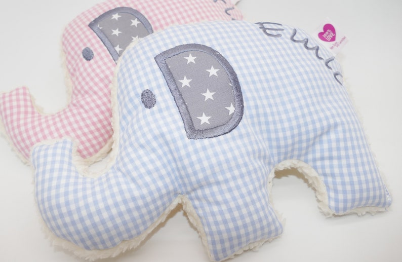 Elefant personalisiertes Kuscheltier mit Wunschnamen Bild 3