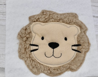 Löwe Lion Löwen Afrika Applikation Patch zum Annähen oder Aufbügeln für Schultüte & co., Aufnäher,  Aufbügler Schultüte Kissen