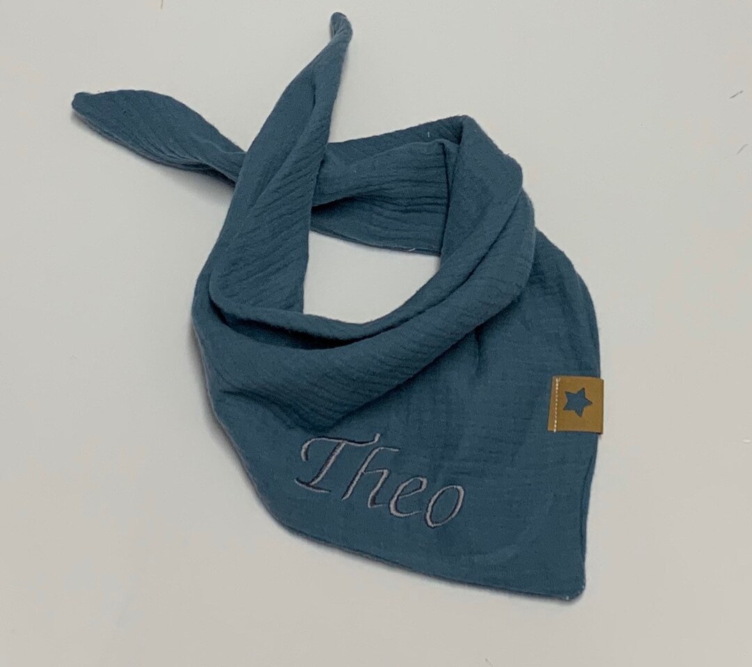 Muslin Cloth Baby dark Mint Triangular Cloth for Etsy