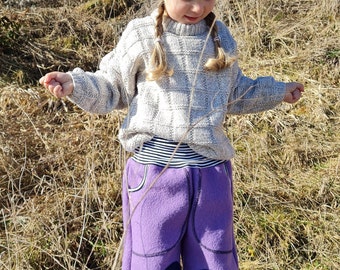 Outdoor pants, fulled pants, wool full-pants from Gr 74