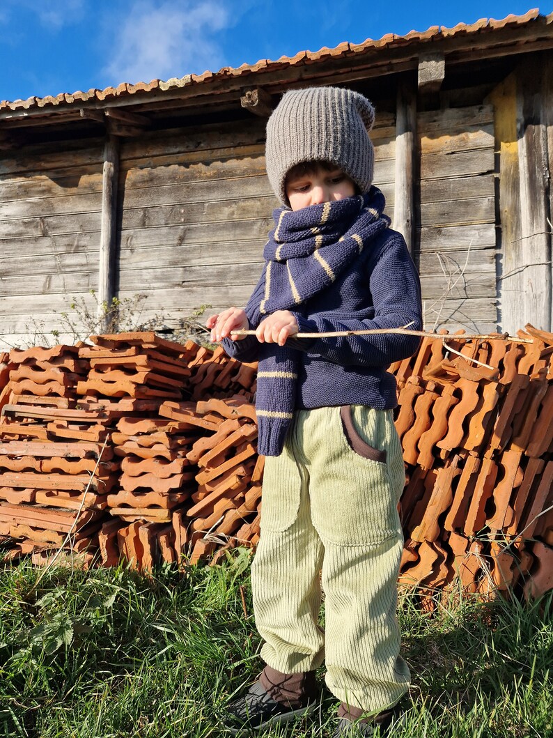 Corduroy trousers, wide corduroy trousers, bloomers image 5