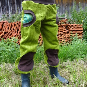 Corduroy trousers, wide corduroy trousers, bloomers