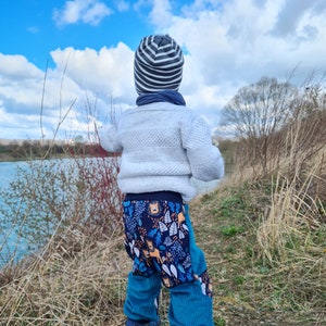 Corduroy trousers, with softshell, lion, playground trousers, wide corduroy, bloomers image 4