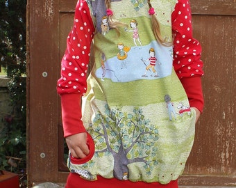 Vestido de globo, vestido de jersey "Sweden Summer"