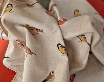 Tea towel "Garden Birds"