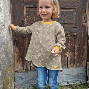 Muslinblus, muslintopp, muslin, tunika, sommartunika, bowlerhatt