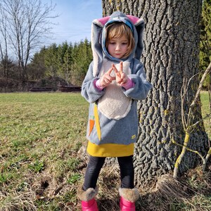 Bunny, costume, fleece sweater, Easter, Easter bunny, children's costume image 8