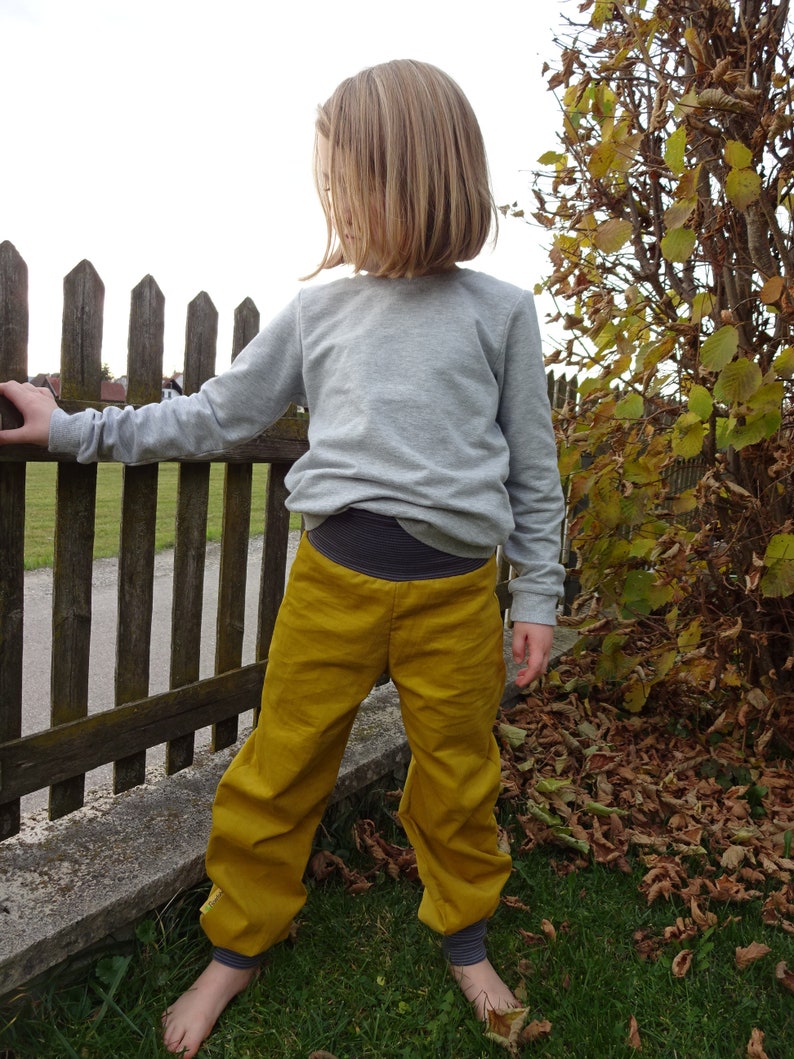 yellow cord pants