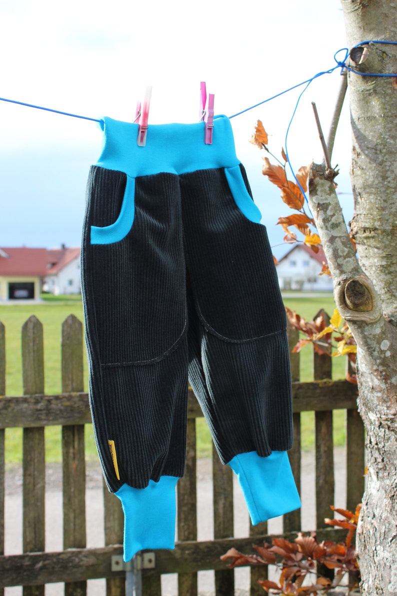 Cord pants, wide cord pants, pumpi, long pants image 4