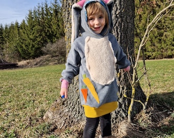 Bunny, costume, fleece sweater, Easter, Easter bunny, children's costume