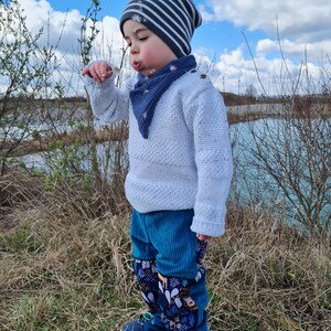 Corduroy trousers, with softshell, lion, playground trousers, wide corduroy, bloomers image 6