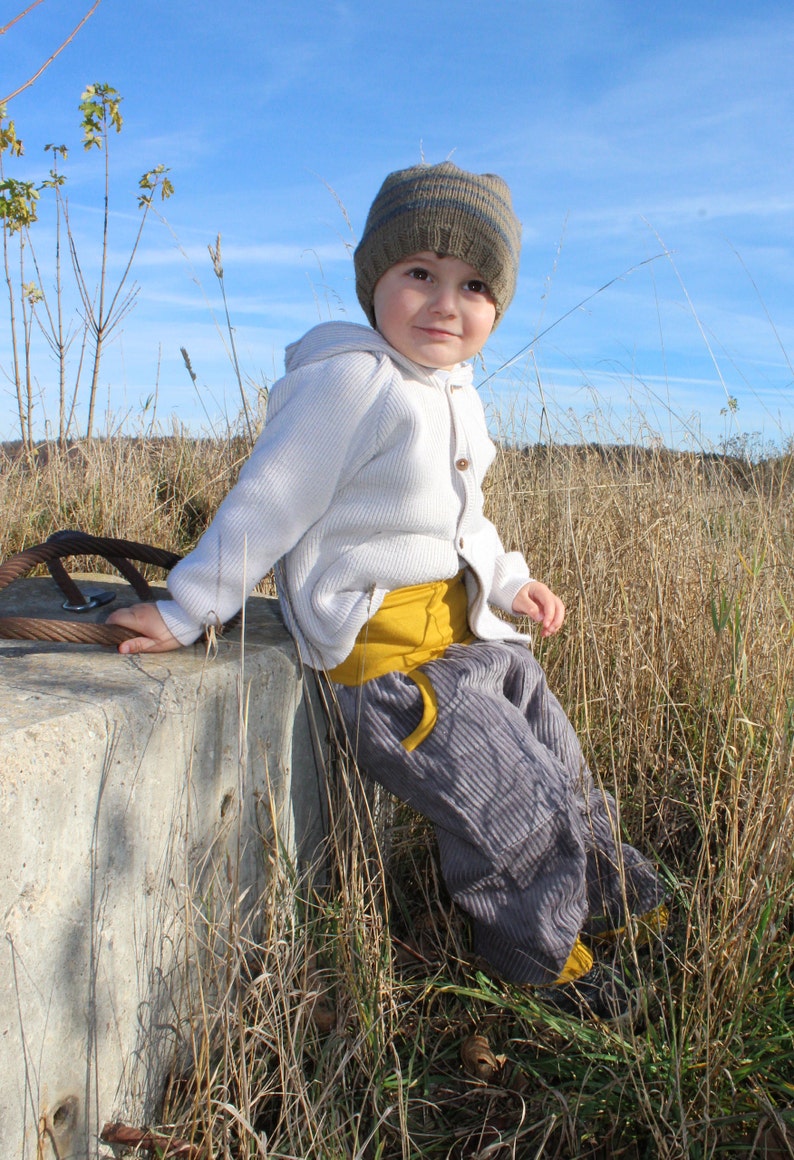 Corduroy trousers, wide corduroy trousers, bloomers image 2