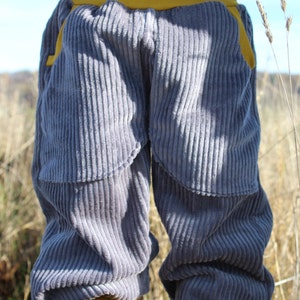 Corduroy trousers, wide corduroy trousers, bloomers