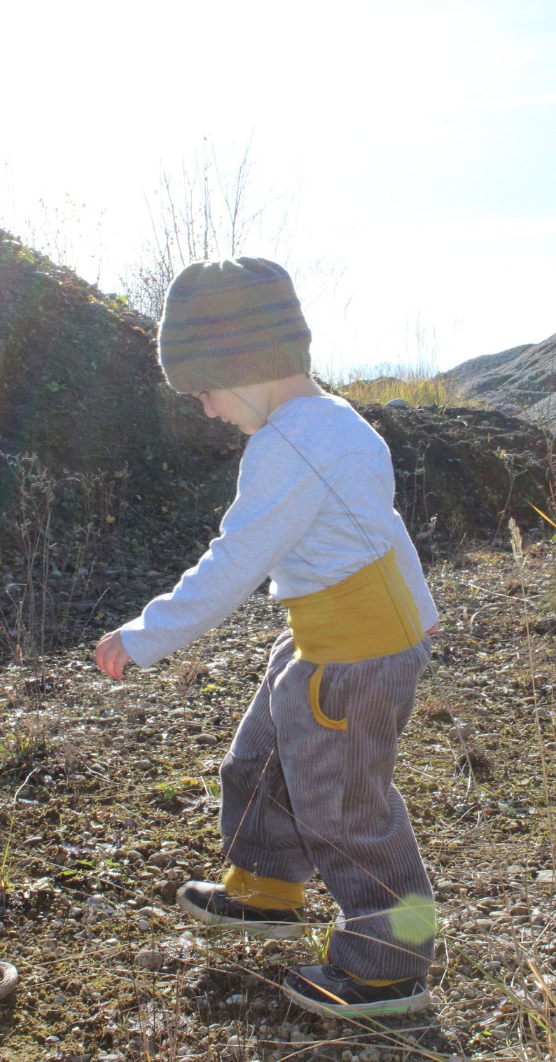 Corduroy trousers, wide corduroy trousers, bloomers image 4