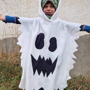 Ghost, costume, ghost, fleece, child costume