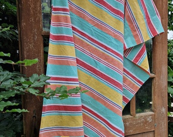 Strandhanddoek, deken, katoen, zomerdeken, kleurrijk, handdoek