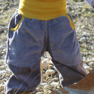 Corduroy trousers, wide corduroy trousers, bloomers image 5