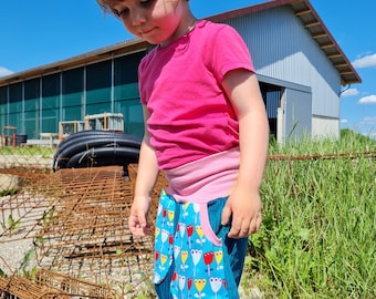 Summer pants, pump pants, shorts, flowers