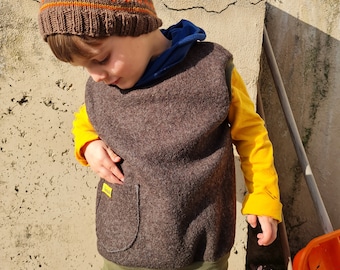Walk, walk vest, vest, virgin wool, six colors, pullover, walk vest